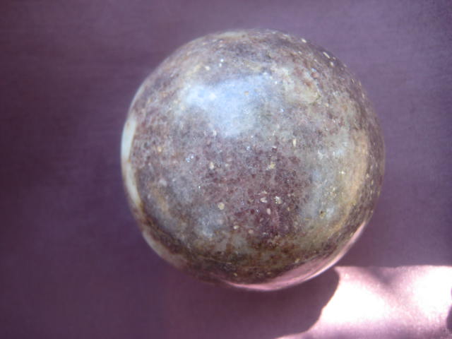 Lepidolite Sphere Emotional healing and balance, purification, serenity, relaxation, stress relief 2612